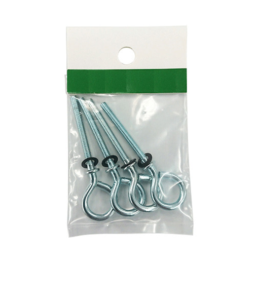 八幡ねじ（YAHATA）　中空アンカー用ヒートン　4×S用　4本入り