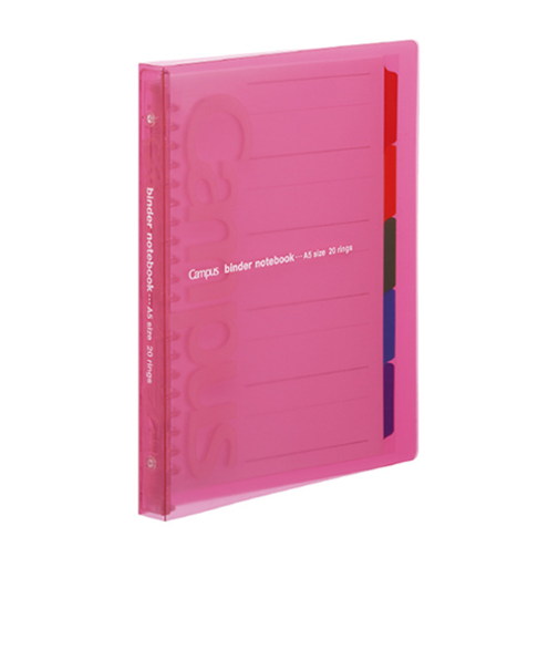 コクヨ（KOKUYO）　スライドバインダー　スリム　A5縦　20穴　ル－P133P　ピンク