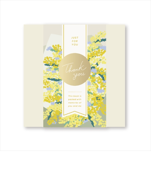 いろは出版　ギフトラッピングアルバム　S　Mimosa