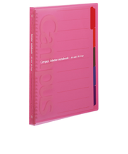 コクヨ（KOKUYO）　スライドバインダー　スリム　A4縦　30穴　ル－P173P　ピンク