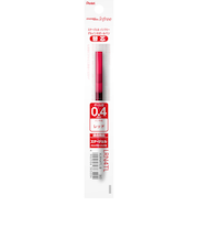 ぺんてる（Pentel）　ジェルボールペン替芯　0.4mm　XLRN4TL-B　レッド