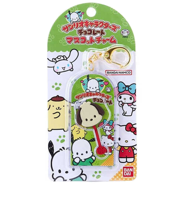 バンダイ　サンリオキャラクターズチョコレート　マスコットチャーム　ポチャッコ