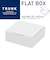 フラットボックス　00-610　ホワイト