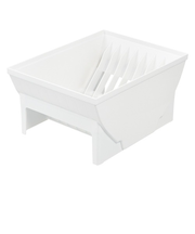 リッチェル　トトノ（TOTONO)　引き出し用ディッシュスタンドR　ワイド　ホワイト