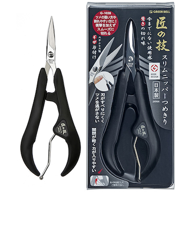 グリーンベル　ステンレス製　スリムニッパーつめきり　G－1028