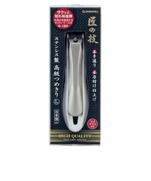 グリーンベル　匠の技　ステンレス製高級つめきり　L　G－1201