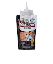 アサヒペン　木部用ひび割れ補修材　200mL　こげ茶