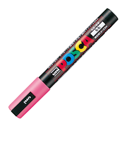 三菱鉛筆　ポスカ　中字丸芯　PC－5M　桃