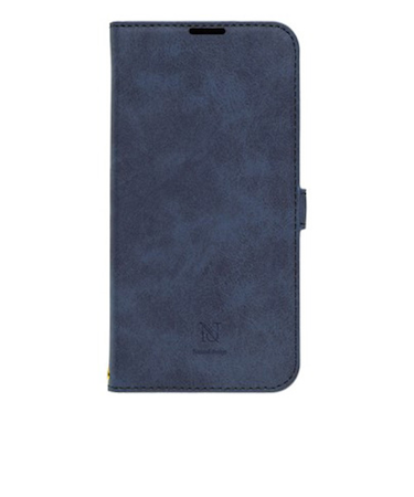 【iPhone16Pro】　ナチュラルデザイン（NATURAL　design）　STYLE　NATURAL　手帳型ケース　ブルー