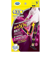 レキットベンキーザー・ジャパン　メディキュット　エニタイムエクササイズ　アクティブ　ブラック　L－LL