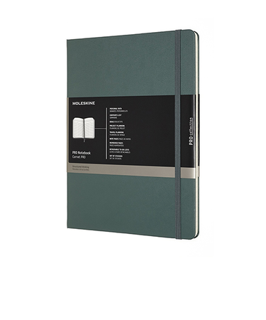 モレスキン（MOLESKINE）　プロコレクション　プロノートブック　ハードカバー　XLサイズ　フォレストグリーン