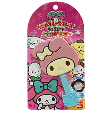 バンダイ　サンリオキャラクターズチョコレート　ハンドミラー　マイメロディ