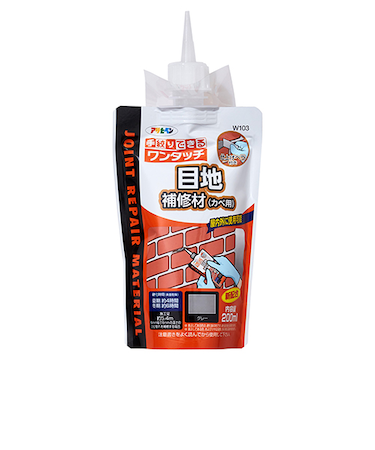 アサヒペン　目地補修材　カベ用　200mL　グレー