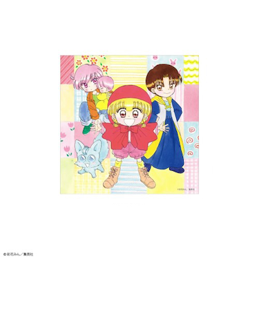 りぼん70周年　キャラスタムステッカー　ビッグ　赤ずきんチャチャ