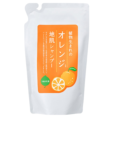 石澤研究所　植物生まれのオレンジ地肌シャンプーS　つめかえ用　340mL
