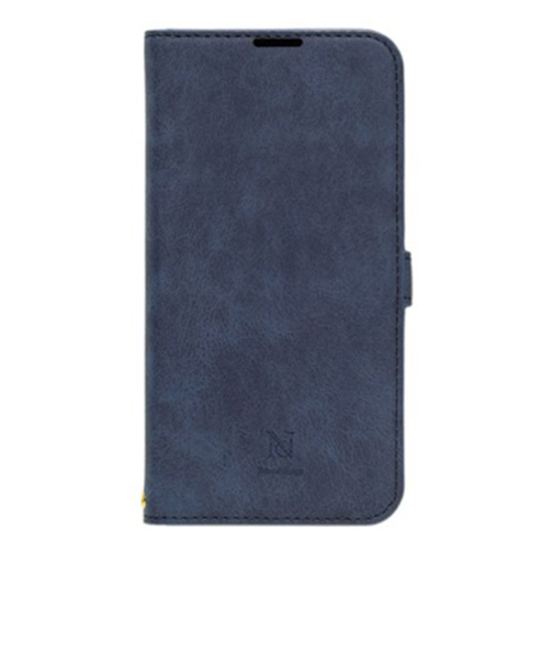 【iPhone16】　ナチュラルデザイン（NATURAL　design）　STYLE　NATURAL　手帳型ケース　ブルー