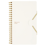 コクヨ（KOKUYO）　ソフトリングノート　ぺノット　5mm方眼　スリムB6　ス-SP147S5-W　ホワイト