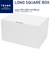 ロングスクエアボックス　00-624　ホワイト