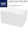 ロングスクエアボックス　00-624　ホワイト