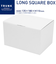 ロングスクエアボックス　00-622　ホワイト