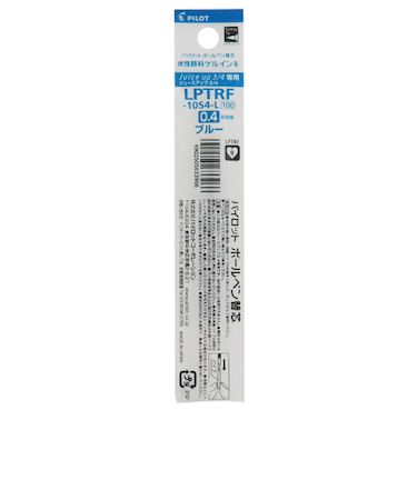 パイロット（PILOT）　ゲルボールペン替芯　0.4mm　LPTRF-10S4-L　ブルー