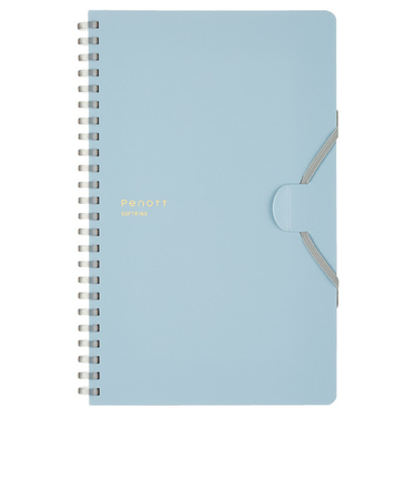 コクヨ（KOKUYO）　ソフトリングノート　ぺノット　5mm方眼　A5変形　ス-SP137S5-B　ブルー