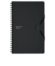 コクヨ（KOKUYO）　ソフトリングノート　ぺノット　5mm方眼　スリムA5　ス-SP137S5-D　ブラック