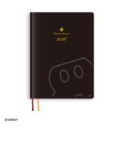 【2025年12月始まり】 ダイゴー ディズニー B6 ウィークリーレフト E6160 ミッキー/ブラック 月曜始まり