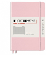 ロイヒトトゥルム1917（LEUCHTTURM1917）　ハードカバー　ミディアム　A5　方眼　361575　パウダー