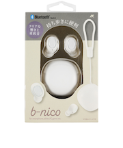 アクセス(AXES) b-nico 完全ワイヤレスイヤホン AH-TWS03 ホワイト