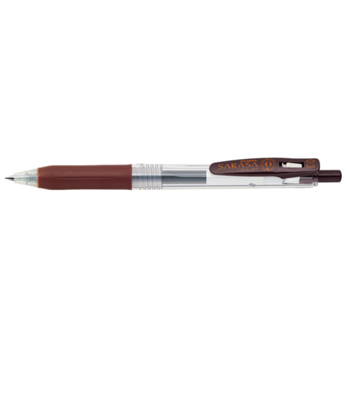 ゼブラ（ZEBRA）　サラサクリップ　0.3mm　JJH15-E　ブラウン