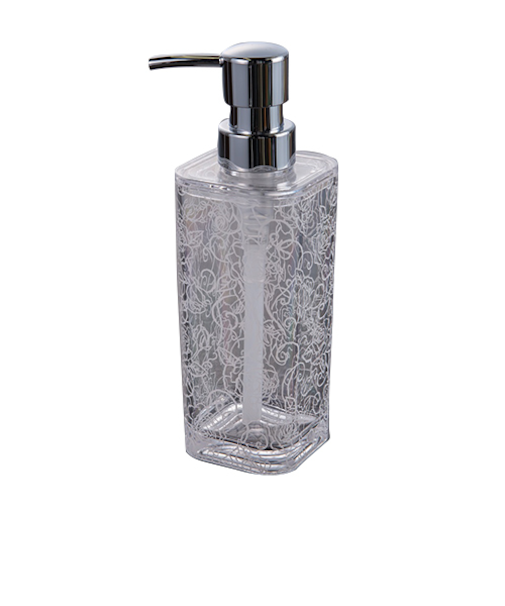 センコー（SENKO）　クリアローズ　シャンプーボトル　420mL　ホワイト