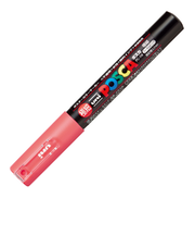 三菱鉛筆 ポスカ 極細 PC-1M コーラルピンク