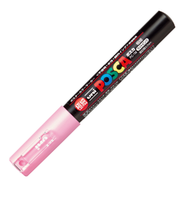 三菱鉛筆　ポスカ　極細　PC－1M　ライトピンク