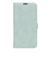 【iPhone16】　ナチュラルデザイン（NATURAL　design）　STYLE　NATURAL　手帳型ケース　ブルーグレー