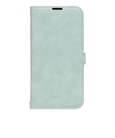 【iPhone16】　ナチュラルデザイン（NATURAL　design）　STYLE　NATURAL　手帳型ケース　ブルーグレー