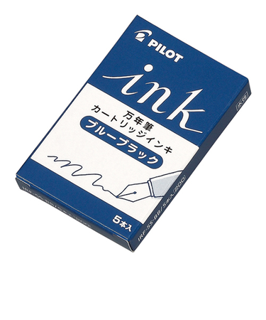 パイロット（PILOT）　万年筆用カートリッジインキ　IRF-5S-BB　ブルーブラック　5本入