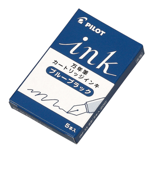 パイロット（PILOT）　万年筆用カートリッジインキ　IRF-5S-BB　ブルーブラック　5本入
