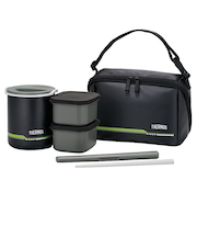 サーモス（THERMOS）　保温弁当箱　DBQ－502　マットブラック　1100mL