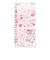 ミドリ（MIDORI）　手帳シール　82558006　カラー　ピンク柄