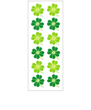 オクヤマ　ラメ入りシール　CR592　クローバー2列