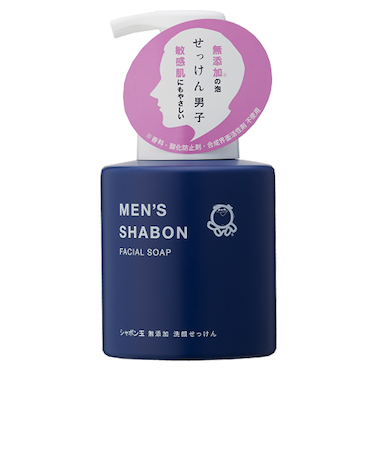 シャボン玉石けん　メンズシャボンフェイシャルソープ　ボトル　300mL
