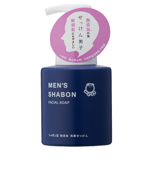 シャボン玉石けん　メンズシャボンフェイシャルソープ　ボトル　300mL