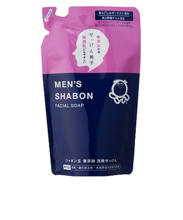 シャボン玉石けん　メンズシャボンフェイシャルソープ　つめかえ用　250mL