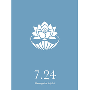 草紙堂　花結びメッセージカード　7月24日