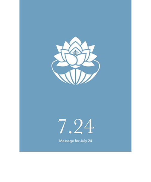 草紙堂　花結びメッセージカード　7月24日