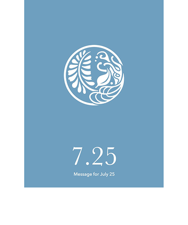 草紙堂　花結びメッセージカード　7月25日