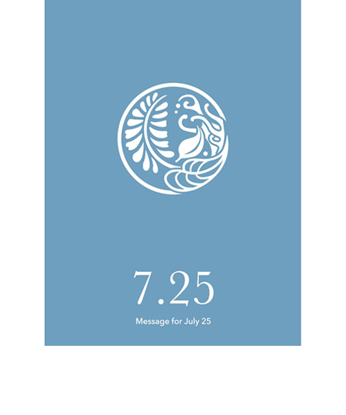 草紙堂　花結びメッセージカード　7月25日