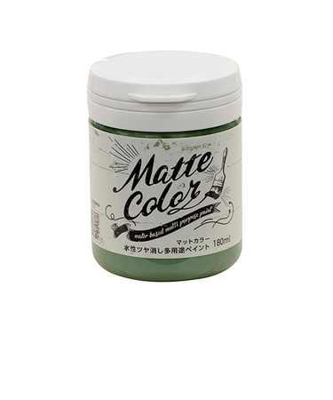 アサヒペン　水性　多用途ペイント　マットカラー　オリーブグリーン　180mL