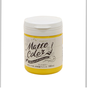 アサヒペン　水性　多用途ペイント　マットカラー　サンライトイエロー　180mL